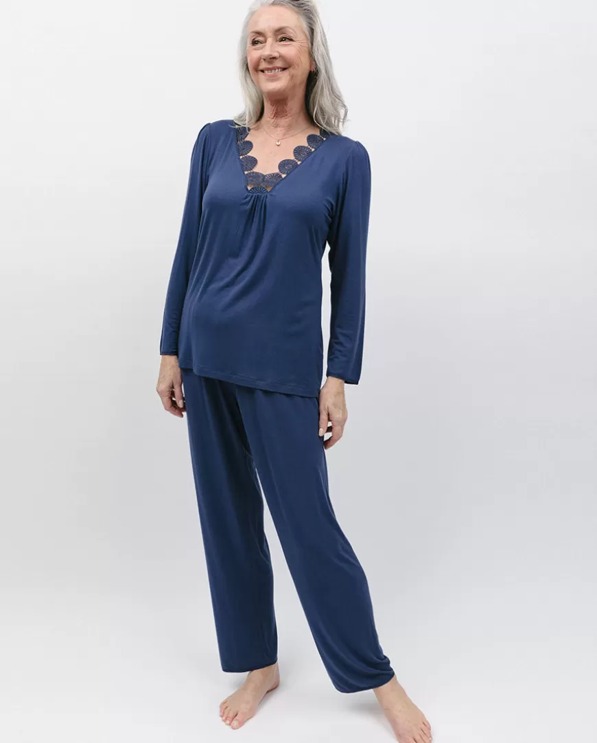 Winnie Lace Detail Jersey Pyjama Set^Cyberjammies Outlet