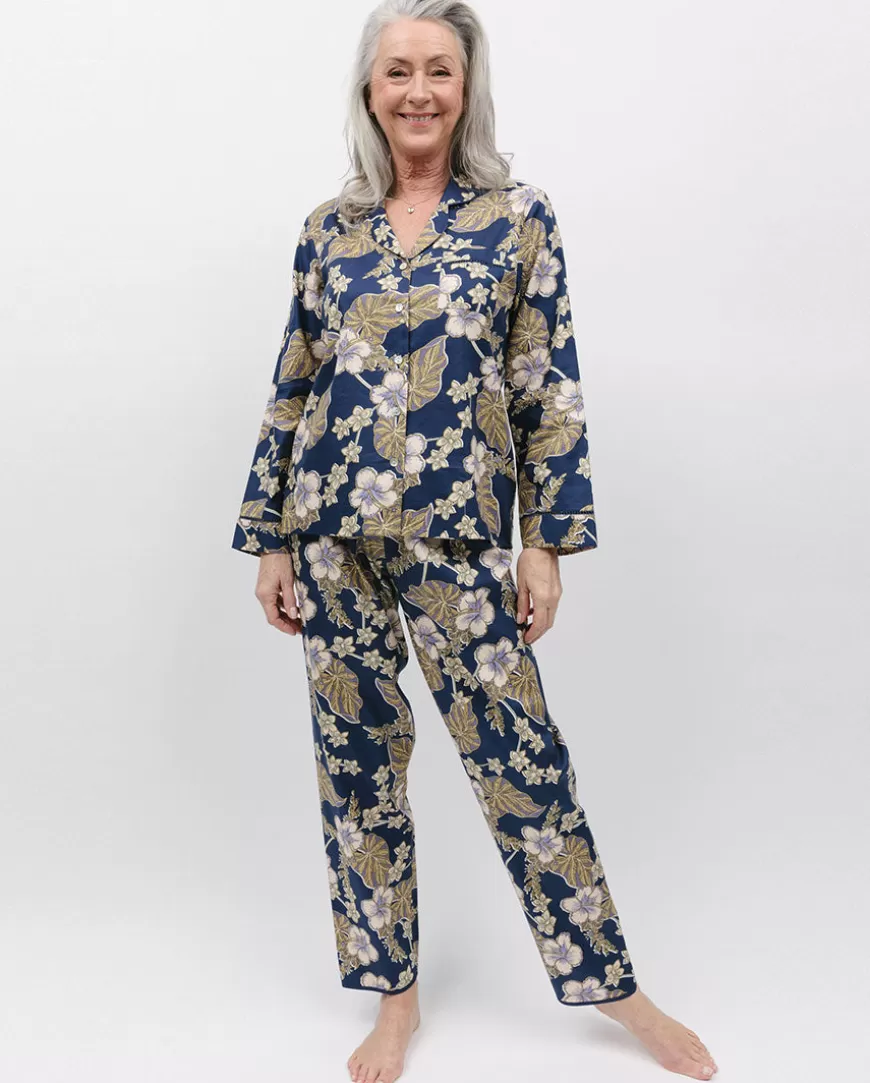 Winnie Lace Trim Floral Print Pyjama Set^Cyberjammies Cheap