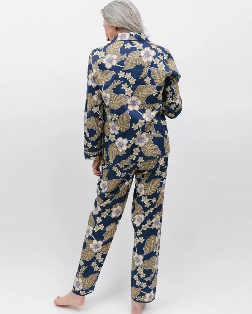 Winnie Lace Trim Floral Print Pyjama Set^Cyberjammies Cheap